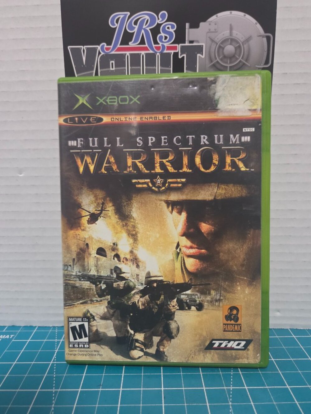 Full Spectrum Warrior Microsoft Xbox Original Tested Video Game